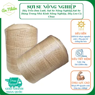 Dây Nhà Kính, Dây Treo Dưa Lưới, Dây Treo Cà Chua, Sợi Se Nông Nghiệp (cuộn 1000 Mét)